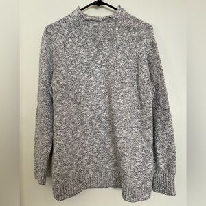 L.L. Bean Cotton Ragg Mock Neck Sweater